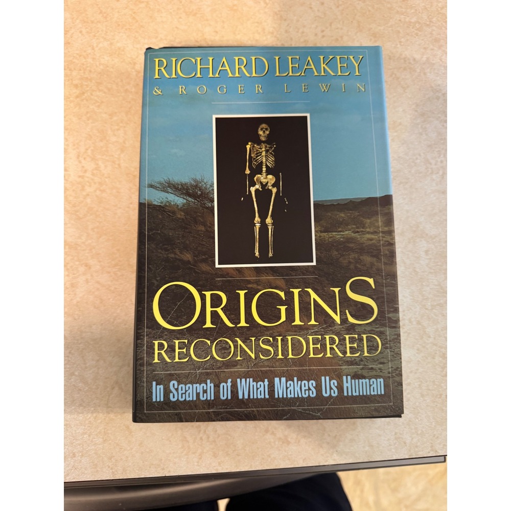 Origins Reconsidered Richard Leakey Roger Lewin 1992 Hardcover First Edition